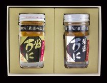 【送料無料】粒うに金・銀ラベル2本セット化粧箱入り